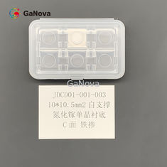 10*10,5mm2 C-Face Fe-Doped SI-Type Free-Standing GaN Single Crystal Substrate Makro Defect Density 0cm−2 TTV ≤ 10 μm Rezystywność 106 Ω·Cm Urządzenia RF Wafer