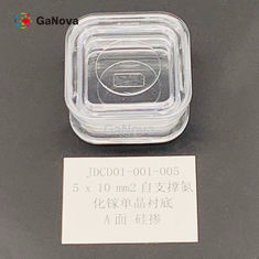 5*10mm2 A-face Niedomieszkowany wolnostojący monokrystaliczny substrat GaN typu n Rezystywność &lt; 0,05 Ω·cm Urządzenie zasilające/laser