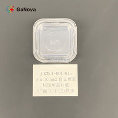 5*10mm2 SP-Face (11-12) Niedomieszkowany wolnostojący GaN typu SI wolnostojący monokrystaliczny rezystywność podłoża &gt; 10⁶Ω·Cm Urządzenie RF