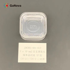 5*10mm2 SP-Face Un-Doped N-Type Free-Standing GaN Single Crystal Substrate 20-21 / 20-2-1 10mm2 Opór 0,05 Ω·cm