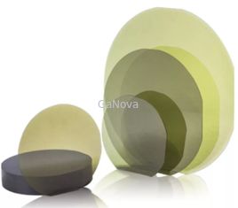 Podstawowa płaska długość 32,5 mm Kryształ węglika krzemu 4 &quot;P Klasa 100,0 mm