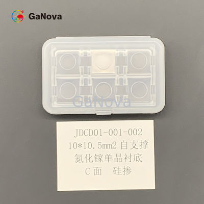 10*10,5 mm2 GaN Single Crystal Substrat Grubość 350 ±25 µm TTV ≤ 10 µm