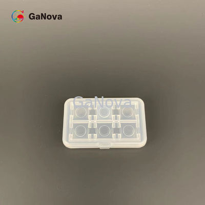 10*10,5mm2 C-Face Fe-Doped SI-Type Free-Standing GaN Single Crystal Substrate Makro Defect Density 0cm−2 TTV ≤ 10 μm Rezystywność 106 Ω·Cm Urządzenia RF Wafer