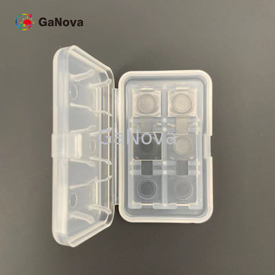 10*10,5mm2 C-Face Fe-Doped SI-Type Free-Standing GaN Single Crystal Substrate Makro Defect Density 0cm−2 TTV ≤ 10 μm Rezystywność 106 Ω·Cm Urządzenia RF Wafer