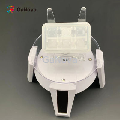 10*10,5mm2 C-Face Fe-Doped SI-Type Free-Standing GaN Single Crystal Substrate Makro Defect Density 0cm−2 TTV ≤ 10 μm Rezystywność 106 Ω·Cm Urządzenia RF Wafer