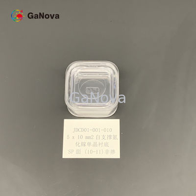 5*10mm2 SP-Face 10-11 Niedopingowane N-Type Free-Standing GaN Single Crystal Substrate 0.1 Ω·cm Opór dla urządzenia zasilania