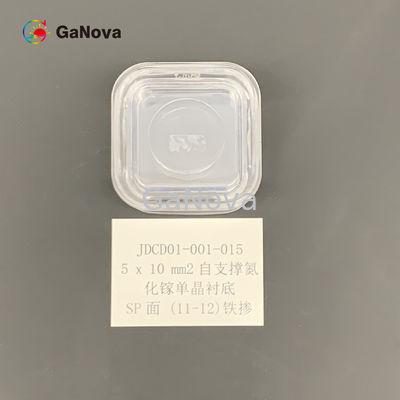 5*10mm2 SP-Face (11-12) Niedomieszkowany wolnostojący GaN typu SI wolnostojący monokrystaliczny rezystywność podłoża &gt; 10⁶Ω·Cm Urządzenie RF
