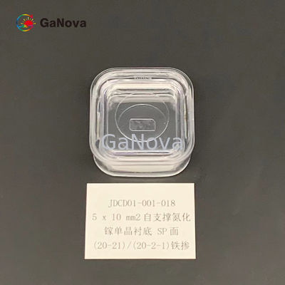 5x10mm2 Sp Face Gan Epitaksjalny wafel Un Doped Si Type Gan Single Crystal Substrat