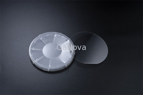 100mm 4-calowy niebieski LED GaN epitaksjalny wafel na szafirowym SSP Grubość 5um - 6um